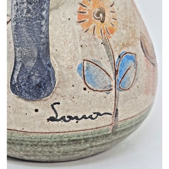 Modigliani Via Condotti Roma 3.5"H Creamer Original Painted Vintage U324 - Picture 3 of 8